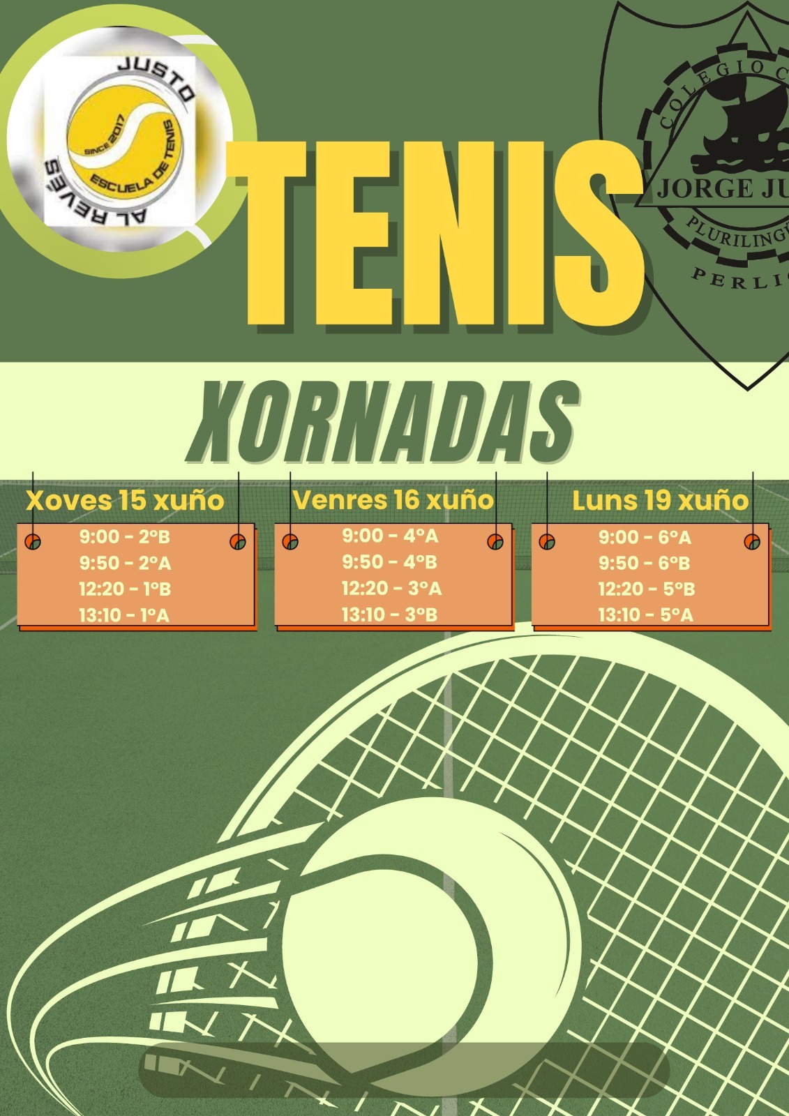 Actividade de iniciación ao tenis