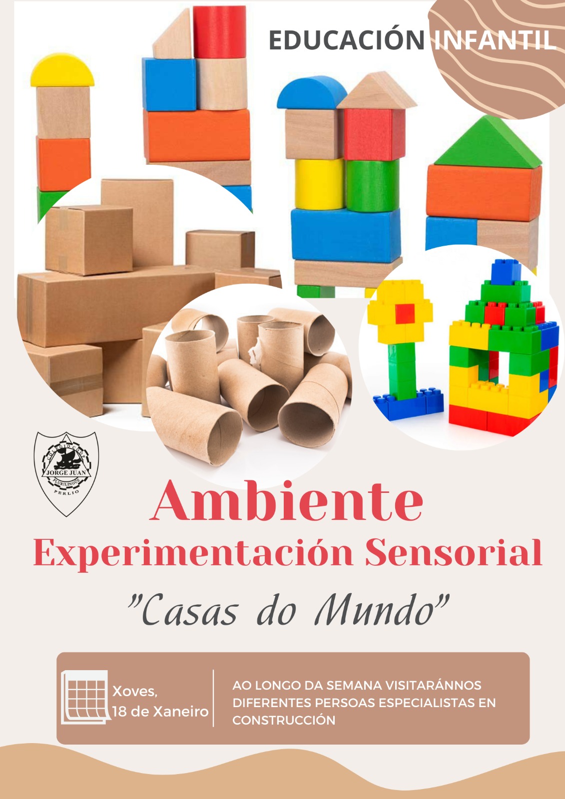 Experimentación sensorial. “Casas do mundo”