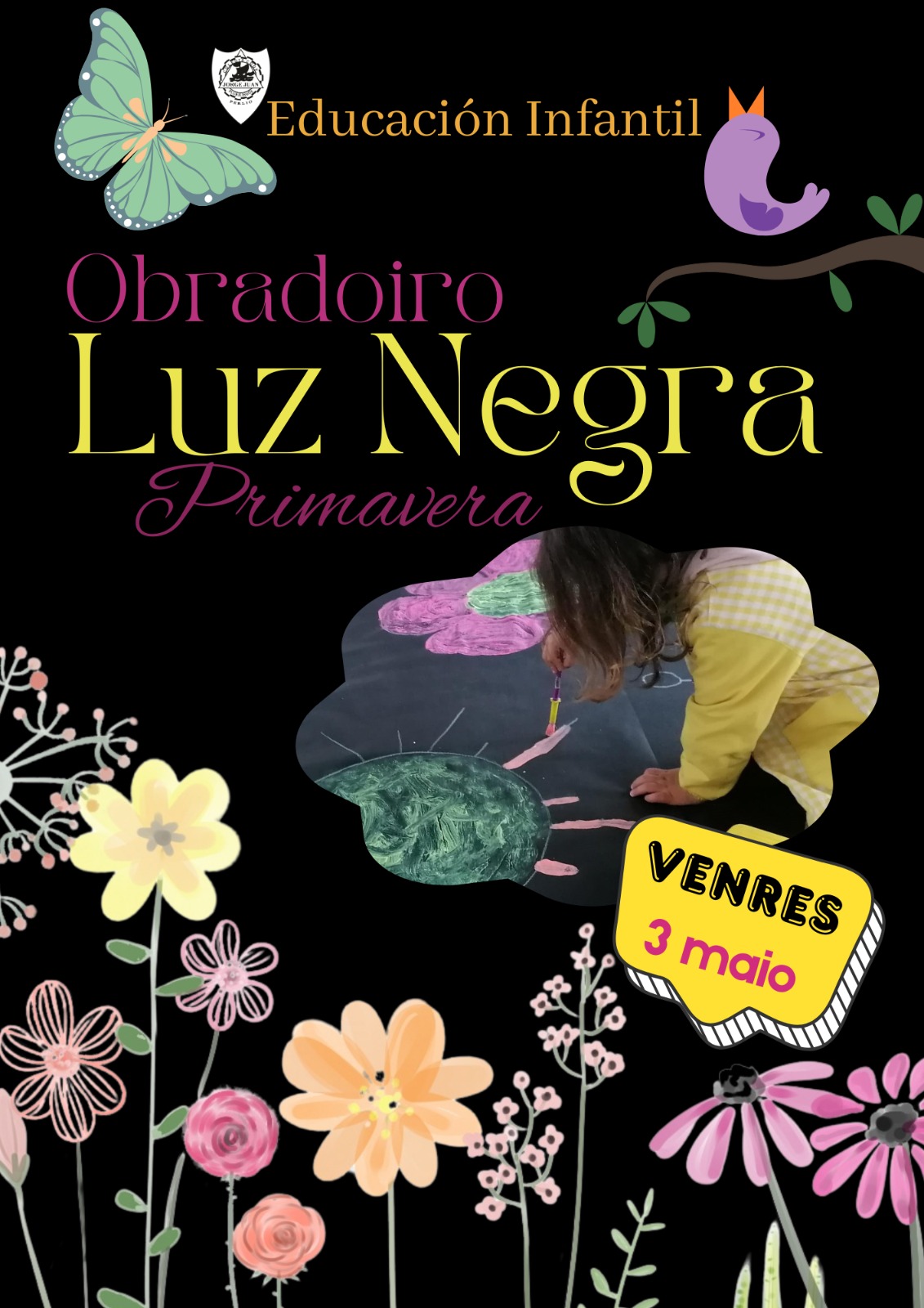 Obradoiro de luz negra. Primavera