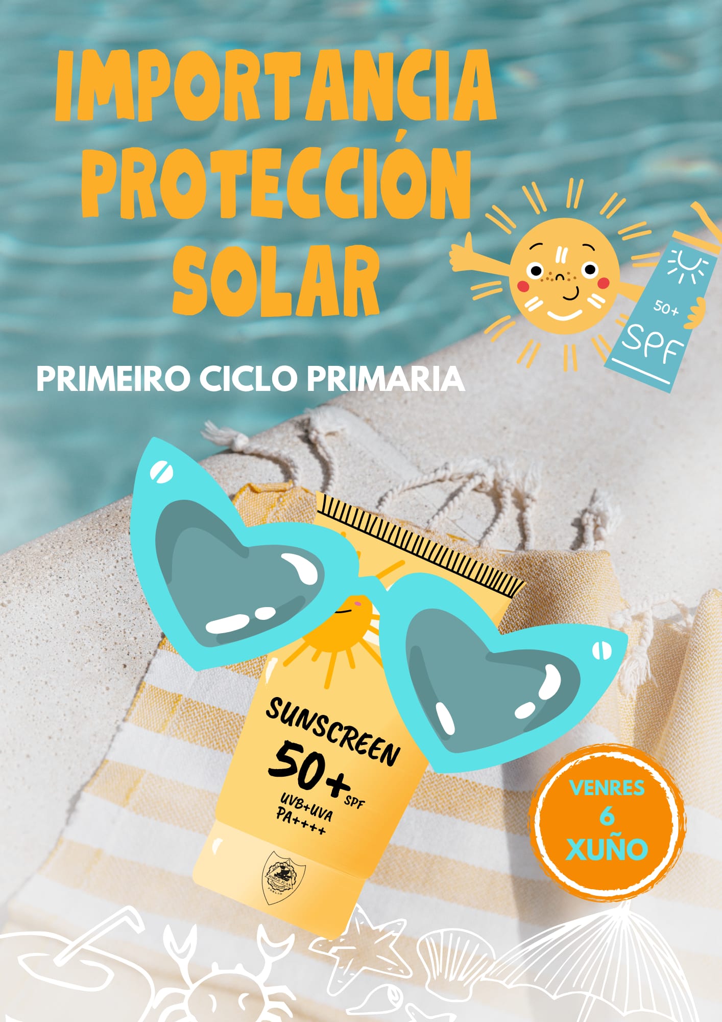 Charla sobre a protección solar no Colexio Jorge Juan