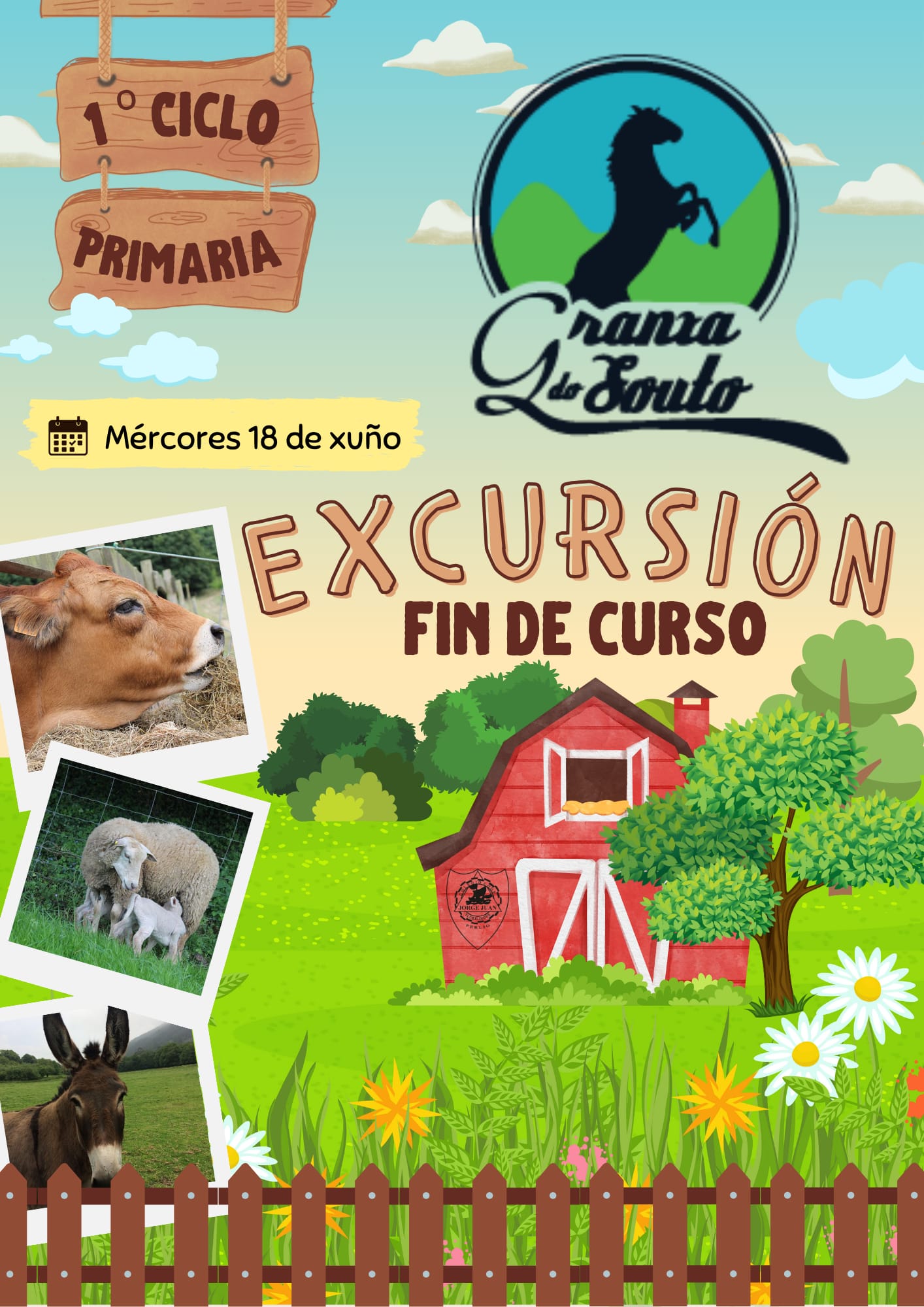 Un día inesquecible na Granxa do Souto