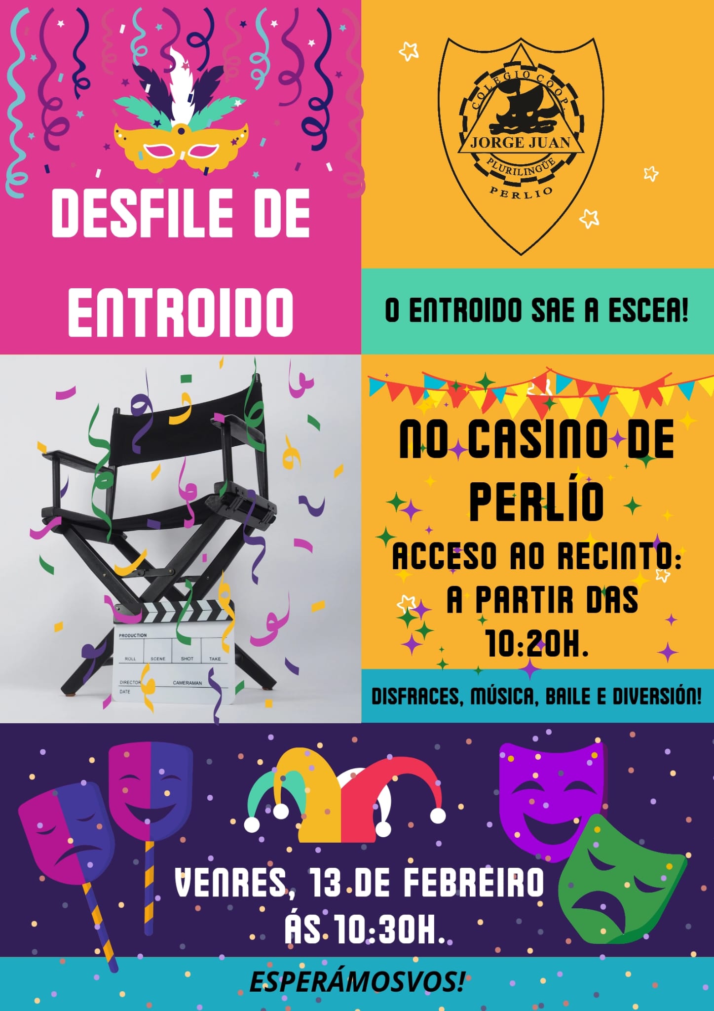 Entroido de arte e ilusión no Colexio Jorge Juan