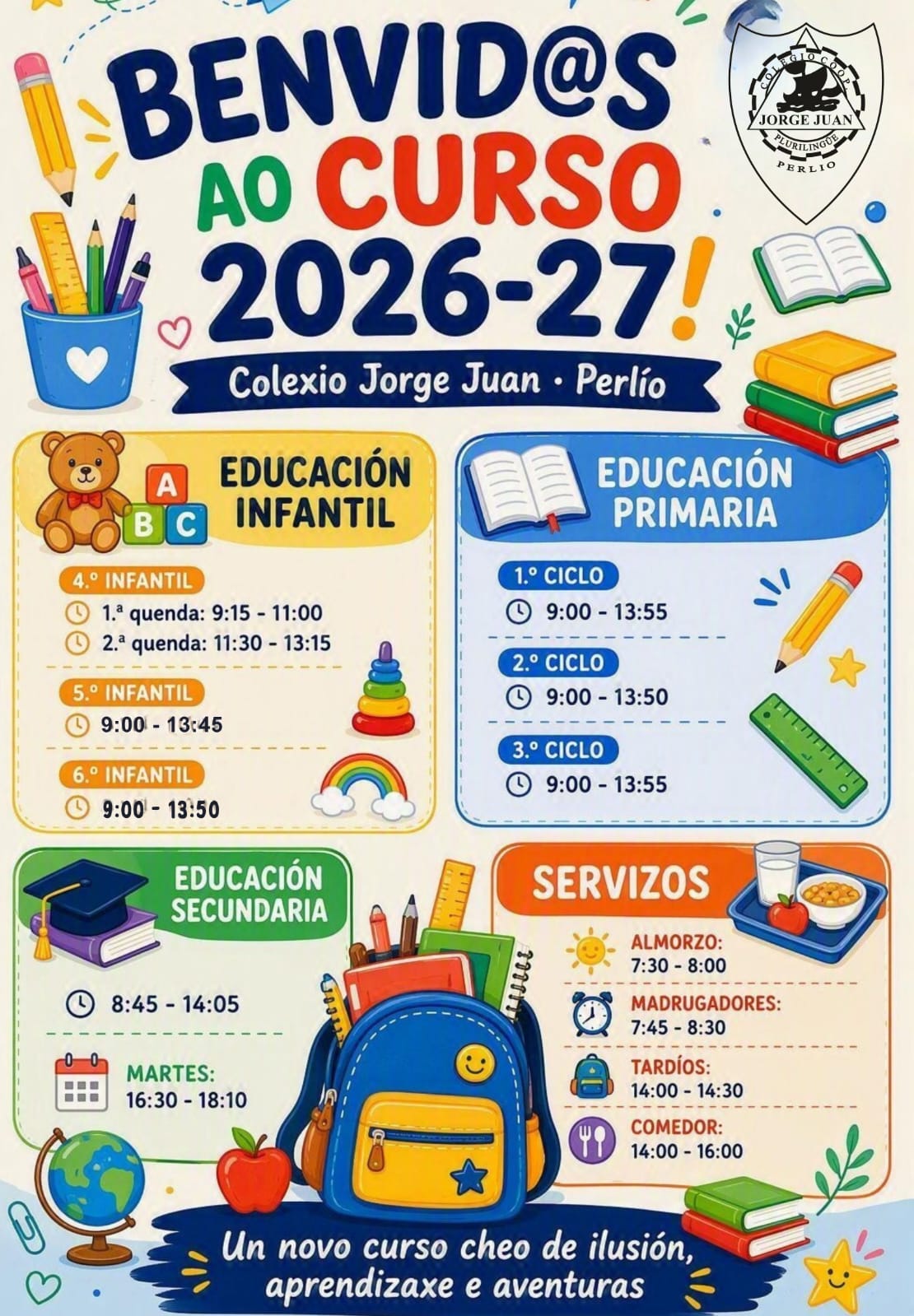 Benvida ao novo curso