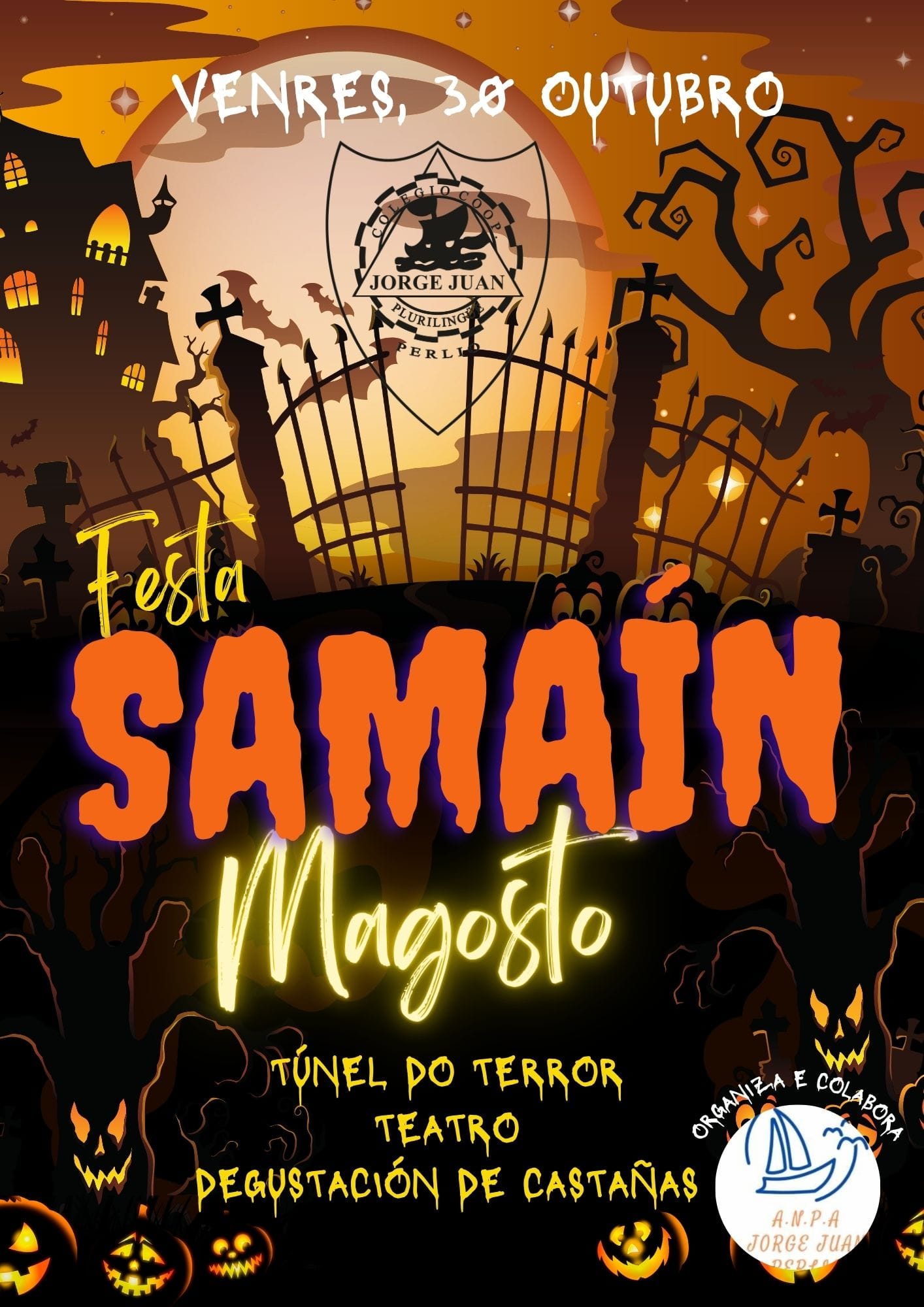 Así vivimos o Samaín e o Magosto no Colexio Jorge Juan